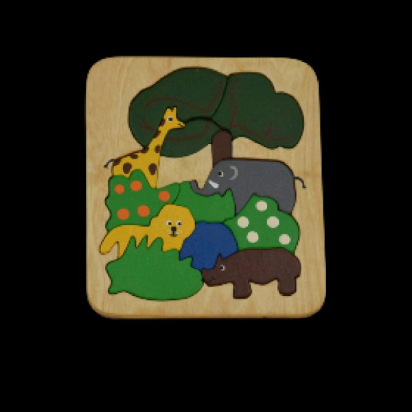 Holzpuzzle Zoo