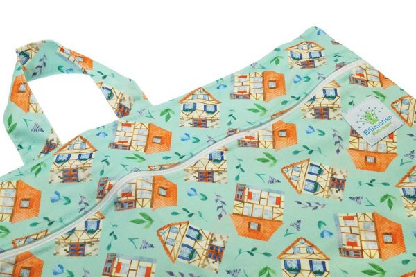 Nasstasche/Wetbag - Blümchen – Bild 3