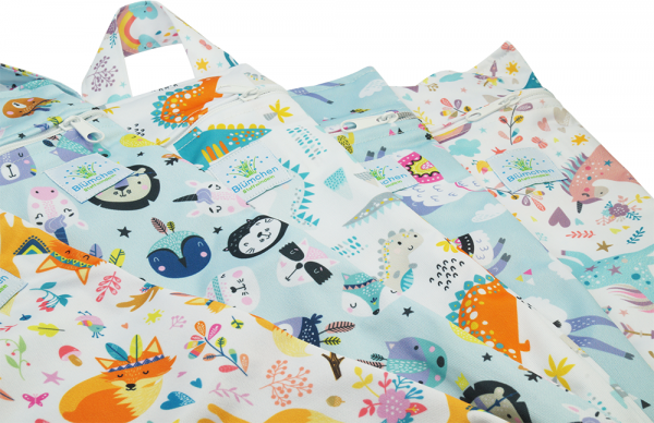 Nasstasche/Wetbag - Blümchen – Bild 13
