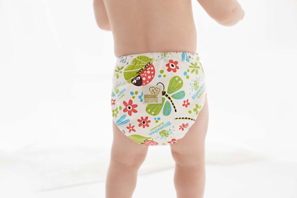 Höschenwindel Bio Bw 5er Slim fit ohne Rüschen-Blümchen – Bild 7