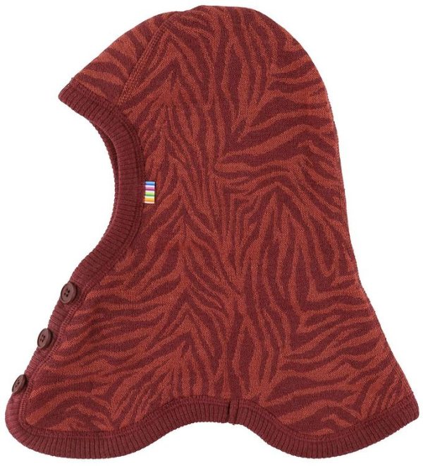 Schalmütze doppelt gestrickte Wolle - Joha