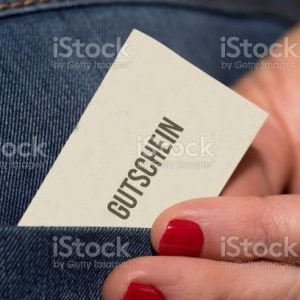 Gutscheine für einen Einkauf