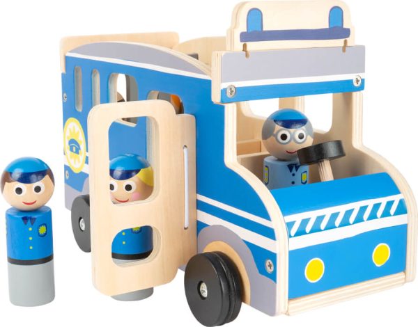 Spielauto Polizeibus XL - small foot/Legler – Bild 8