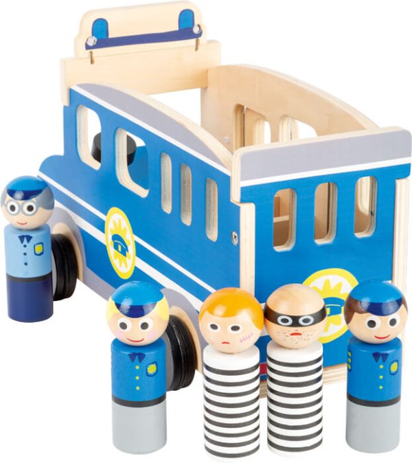 Spielauto Polizeibus XL - small foot/Legler – Bild 6