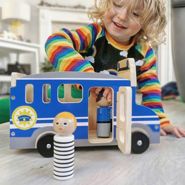 Spielauto Polizeibus XL - small foot/Legler