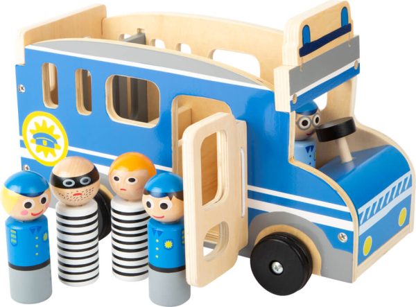 Spielauto Polizeibus XL - small foot/Legler – Bild 3