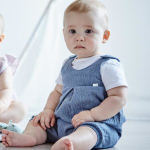 Latzhose Baby Musselin - Maximo