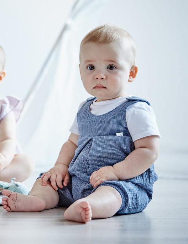 Latzhose Baby Musselin - Maximo