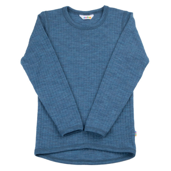 Ripp Shirt Wolle - Joha – Bild 4