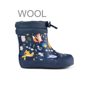 Erstläufergummistiefel mit Wolle - Koel